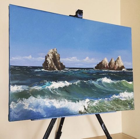 Sea and rocs (Sold!)